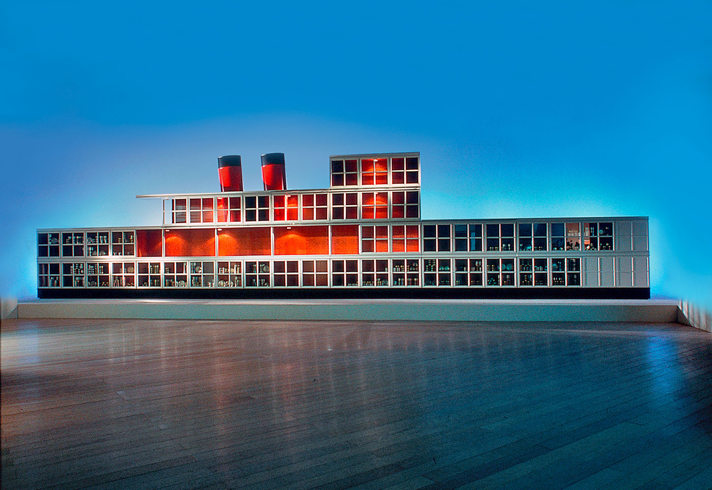 Molteni&C booth entrance at the Salone del Mobile
